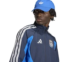 Veste raglan zippée adidas San Diego FC 2026 Anthem bleu marine pour homme