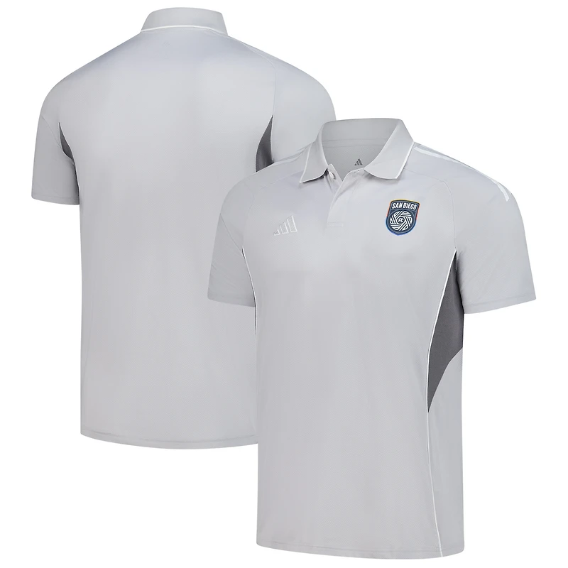 Men's adidas Silver San Diego FC 2025 Training Polo