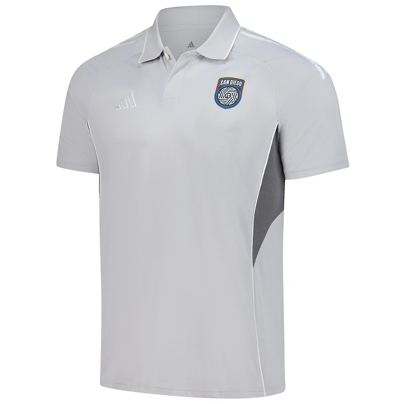 Men's adidas Silver San Diego FC 2025 Training Polo