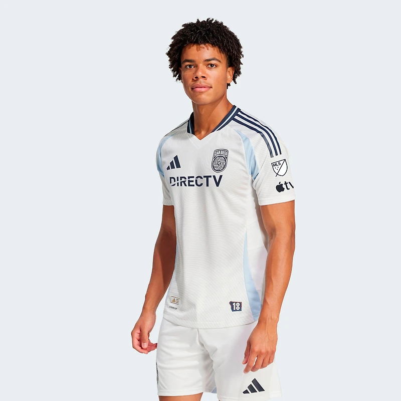 maillot authentique tissé en un seul adidas blanc San Diego FC 2025 pour homme