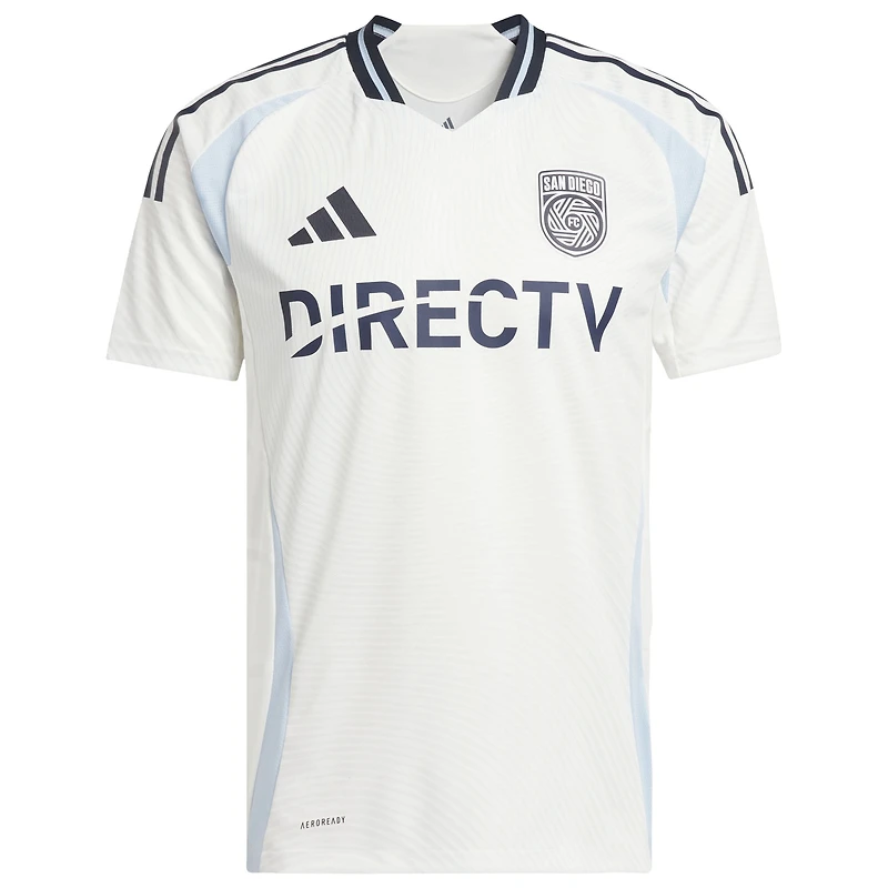 Men's adidas  White San Diego FC 2025 Woven Into One Replica Jersey