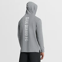 Men's Fanatics Gray San Diego FC Unending Practice​ Transitional Slub Hoodie