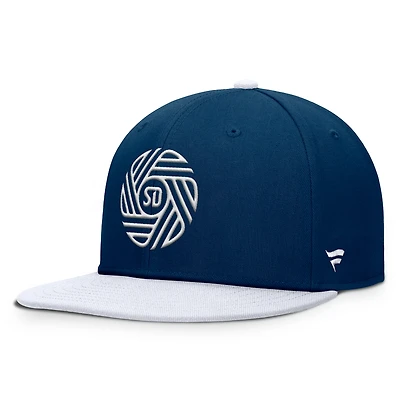 Casquette snapback Fanatics bleu marine San Diego FC Batters Box pour homme