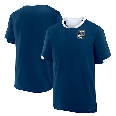 T-shirt Fanatics bleu marine pour homme San Diego FC Stoppage Time Striker