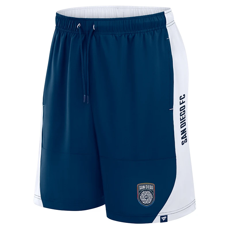 Men's Fanatics Navy San Diego FC Throw-In Shorts