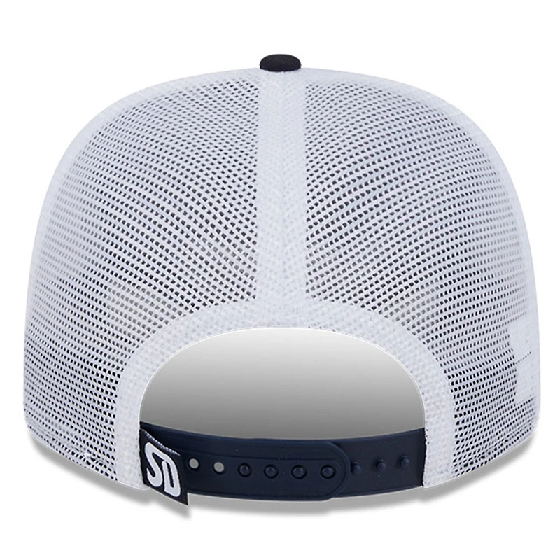 Casquette camionneur ajustable New Era bleu marine San Diego FC 9SEVENTY pour homme