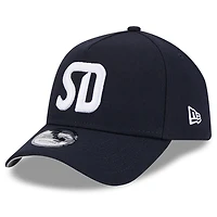 Men's New Era  Navy San Diego FC  A-Frame 9FORTY Adjustable Hat