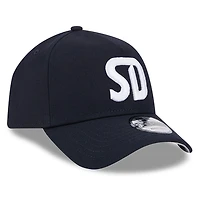 Men's New Era  Navy San Diego FC  A-Frame 9FORTY Adjustable Hat