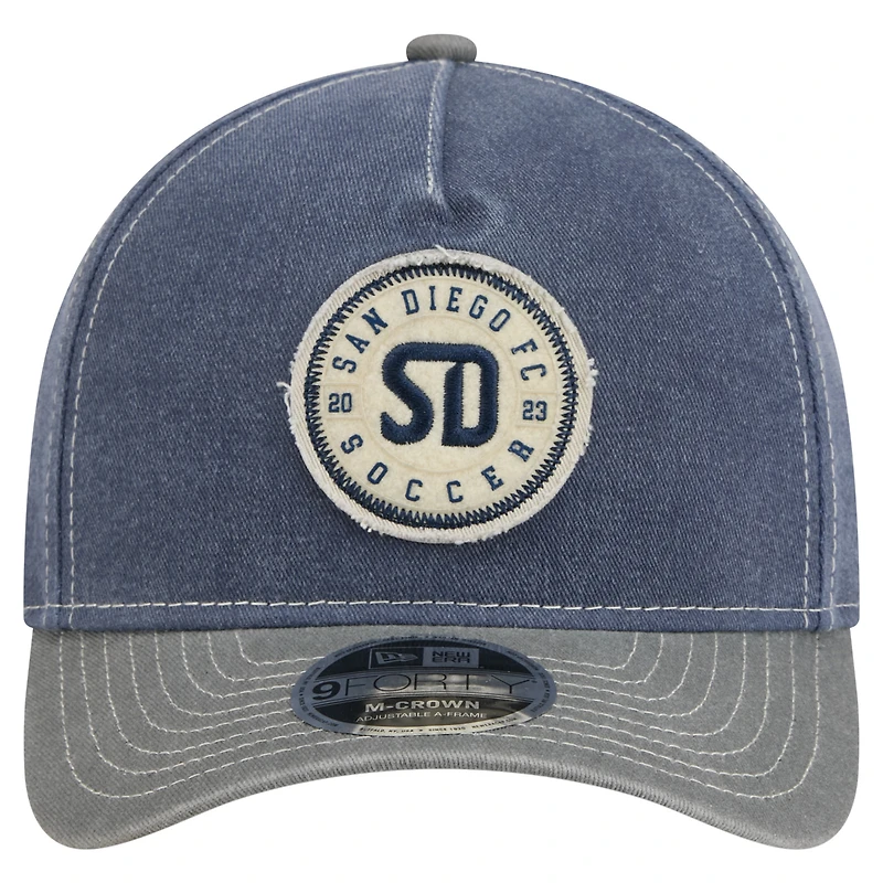 Casquette ajustable New Era bleu marine San Diego FC pour homme