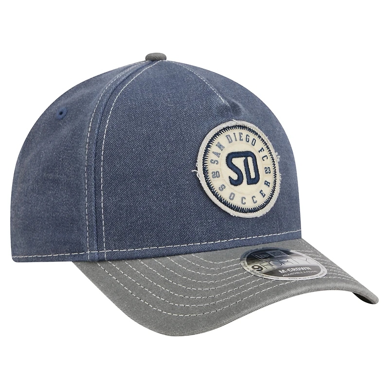Casquette ajustable New Era bleu marine San Diego FC pour homme