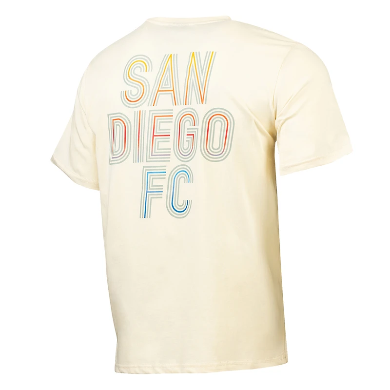 Men's Sport Design Sweden Cream San Diego FC Everyday Relaxed T-Shirt