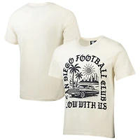 Men's Sport Design Sweden Cream San Diego FC Founders Script Relaxed T-Shirt
