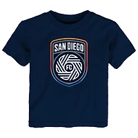 OST 3861 NAVY F23 T-shirt avec logo primaire pour tout-petits TEETOD