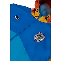 Unisex Live Breathe Futbol  Blue/Orange San Diego FC Gradient Community Full-Zip Anorak Jacket