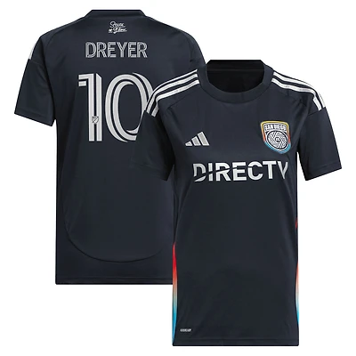 Maillot réplique adidas Anders Dreyer bleu marine San Diego FC 2025 State of Flow pour femme