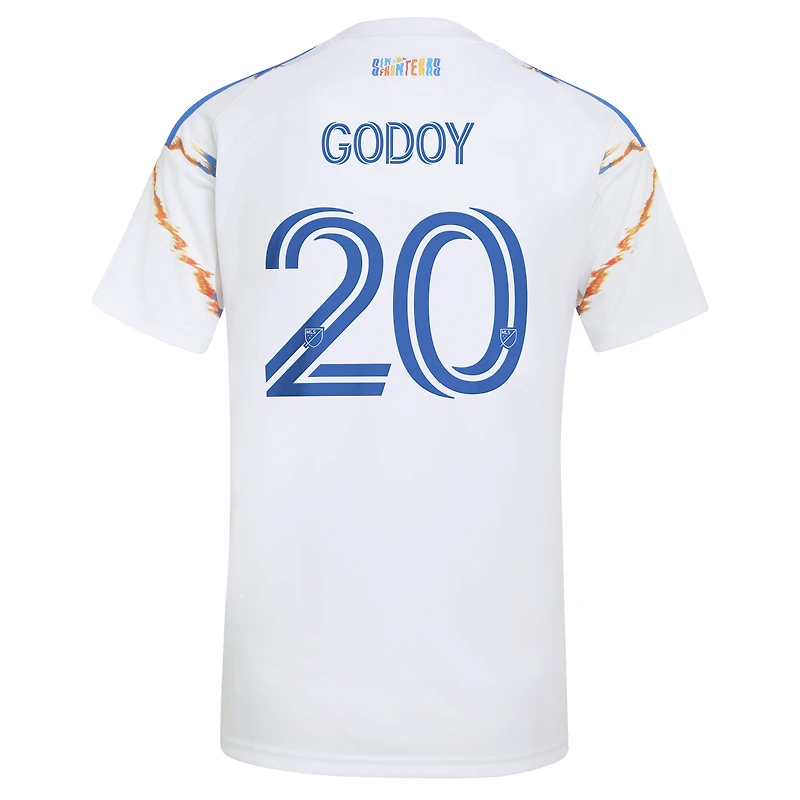 Women's adidas Anibal Godoy White San Diego FC 2026 Unprecedented Unity Kit Replica Jersey