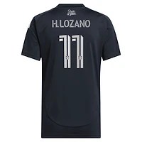 Maillot réplique de joueur adidas Hirving Lozano bleu marine San Diego FC 2025 State of Flow pour femme