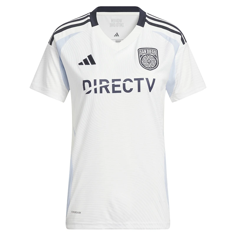 Maillot de joueur réplique tissé en un blanc adidas Hirving Lozano 2025 pour femme