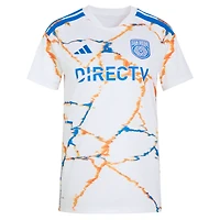 Maillot réplique adidas Jeppe Tverskov blanc San Diego FC 2026 Unprecedented Unity pour femme