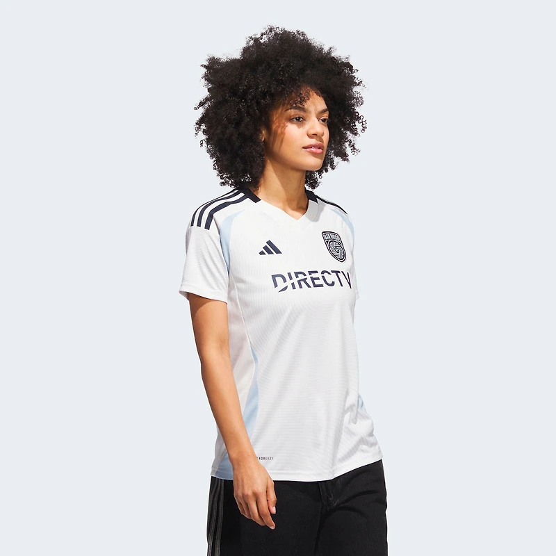Women's adidas  White San Diego FC 2025 Woven Into One Replica Jersey