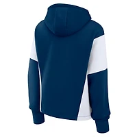 Sweat à capuche surdimensionné pour gardien de but Fanatics bleu marine San Diego FC femme