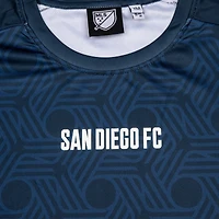 T-shirt à domicile de l'équipe départ du San Diego FC Suède avec design sportif pour jeunes