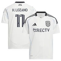 Youth adidas Hirving Lozano White  2025 Woven Into One Replica Player Jersey
