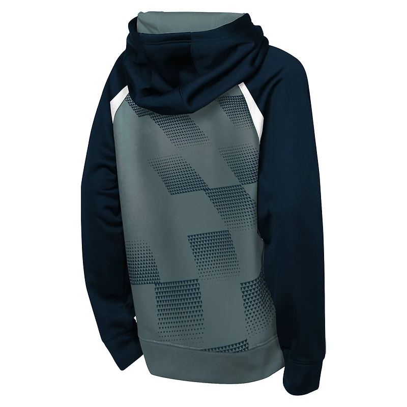 Youth Outerstuff Gray San Diego FC Striker Fleece Hoodie