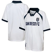 Youth Outerstuff  White San Diego FC Mesh Raglan T-Shirt