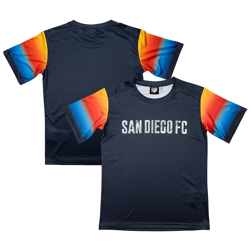 Youth Sport Design Sweden Navy San Diego FC Club T-Shirt