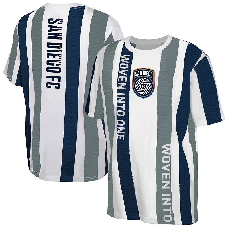 Youth White San Diego FC High Stepping T-Shirt