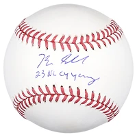 Balle de baseball autographiée par Blake Snell des Padres de San Diego avec inscription « 23 NL Cy Young »