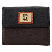 Portefeuille à rabat pour cartes de crédit Dooney & Bourke San Diego Padres