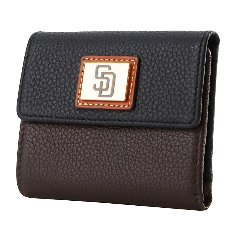 Portefeuille à rabat pour cartes de crédit Dooney & Bourke San Diego Padres