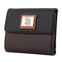 Portefeuille à rabat pour cartes de crédit Dooney & Bourke San Diego Padres