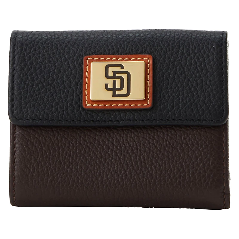 Portefeuille à rabat pour cartes de crédit Dooney & Bourke San Diego Padres