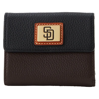 Portefeuille à rabat pour cartes de crédit Dooney & Bourke San Diego Padres