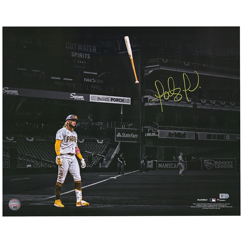 Photo dédicacée de Fernando Tatis Jr. (Padres de San Diego) - 40,6 x 50,8 cm (16 x 20 pouces)