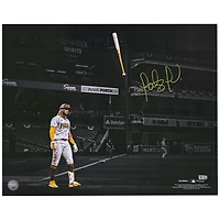 Fernando Tatis Jr. San Diego Padres Autographed 16" x 20" Bat Flip Spotlight Photograph