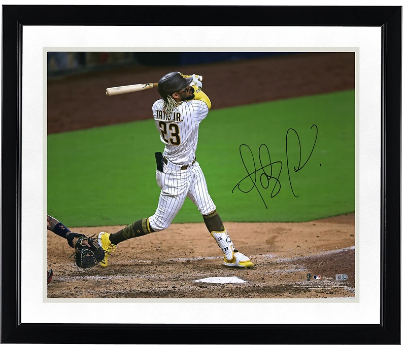 Fernando Tatis Jr. San Diego Padres Photographie de frappe dédicacée 40,6 x 50,8 cm
