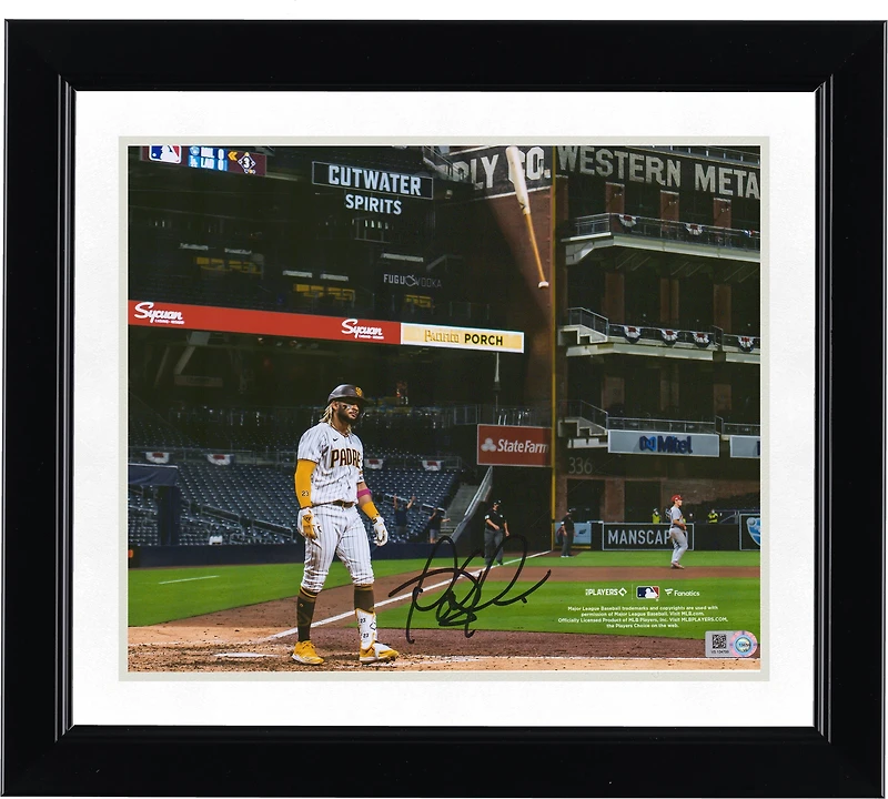 Fernando Tatis Jr. San Diego Padres Autographed 8" x 10" Bat Flip Photograph
