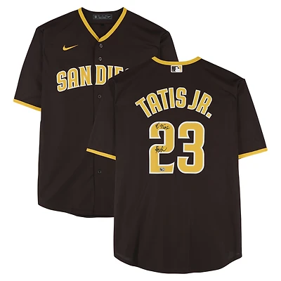 Fernando Tatis Jr. San Diego Padres Autographed Brown Nike Replica Jersey with "El Nino" Inscription