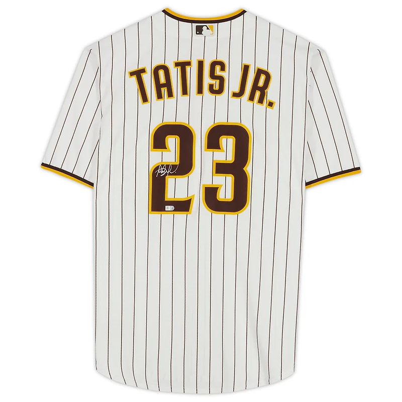 Fernando Tatis Jr. San Diego Padres Maillot réplique Nike blanc autographié