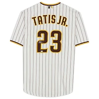 Fernando Tatis Jr. San Diego Padres Maillot réplique Nike blanc autographié