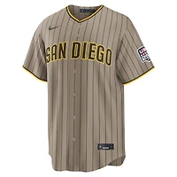 Fourth of July Men's San Diego Padres Manny Machado Nike Sand USA 250 Stadium Jersey