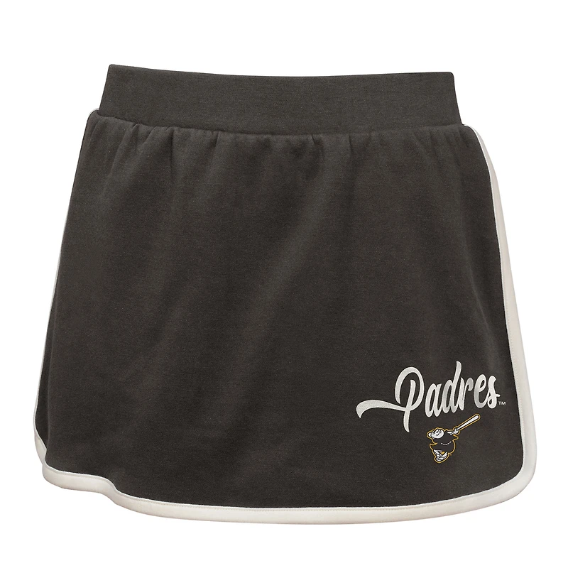 Ensemble polo et jupe-short Johnny pour filles marron San Diego Padres Base Trainer