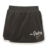 Ensemble polo et jupe-short Johnny pour filles marron San Diego Padres Base Trainer