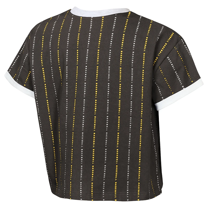 T-shirt tendance marron Outerstuff San Diego Padres Tech Keeper pour filles