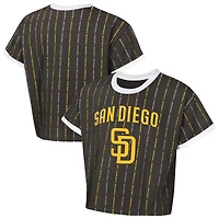 T-shirt tendance marron Outerstuff San Diego Padres Tech Keeper pour filles