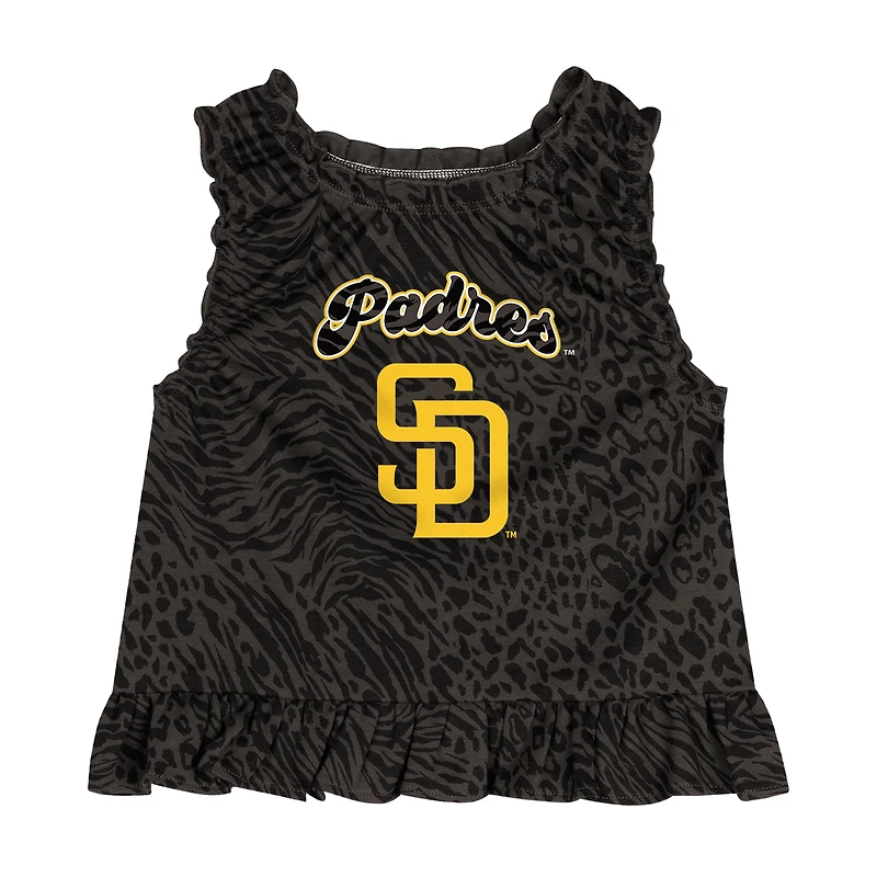 Infant  Black San Diego Padres Playground Dress & Bloomers Set